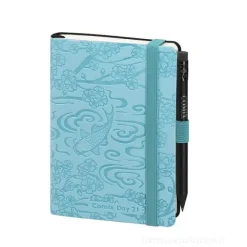 Comix Day 2021 Special Edition. Agenda 12 mesi mignon con matita. Azzurro