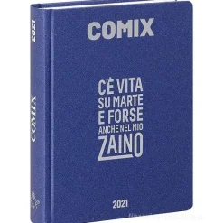 Comix 2020-2021. Diario agenda 16 mesi mini. Blu