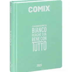 Comix 2020-2021. Diario agenda 16 mesi standard. Acquamarina