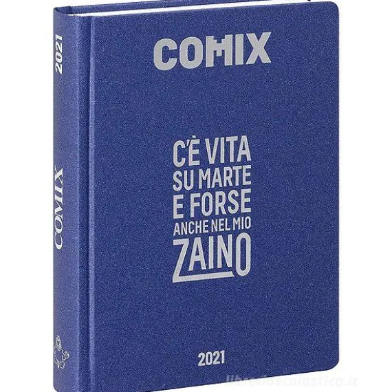 Comix 2020-2021. Diario agenda 16 mesi standard. Blu