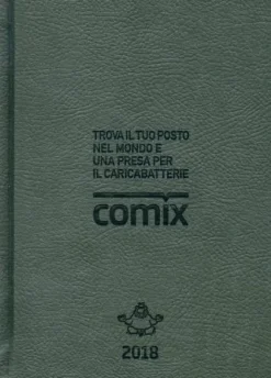 Comix 2018. Diario 16 mesi grande antracite