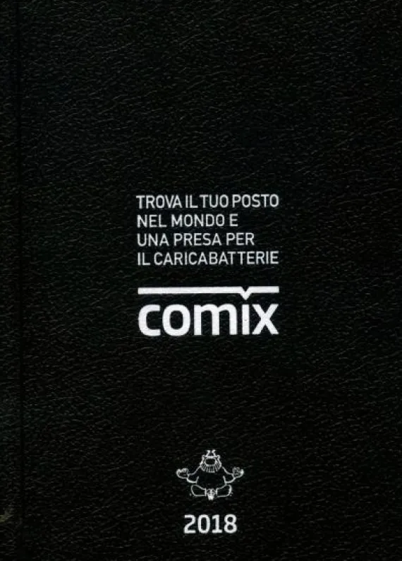 Comix 2018. Diario 16 mesi grande nero