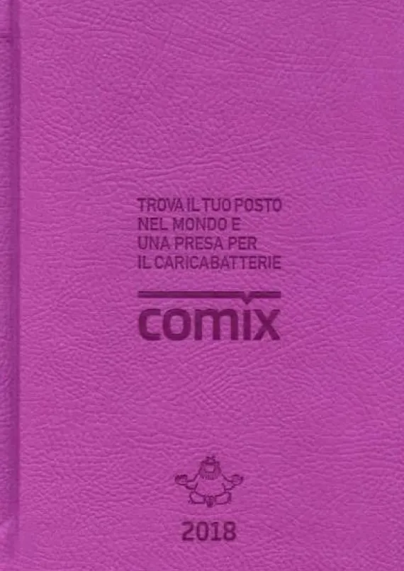 Comix 2018. Diario 16 mesi mignon fucsia