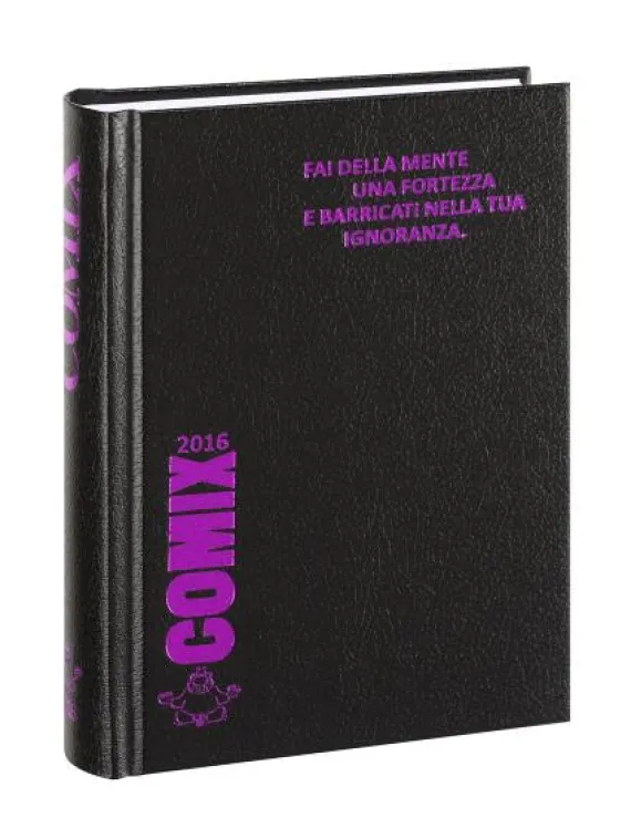 Comix 2016. Diario mignon nero viola