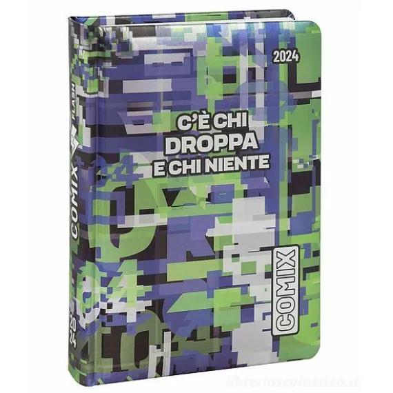 Comix Flash 2023-2024. Diario agenda 13 mesi. Verde