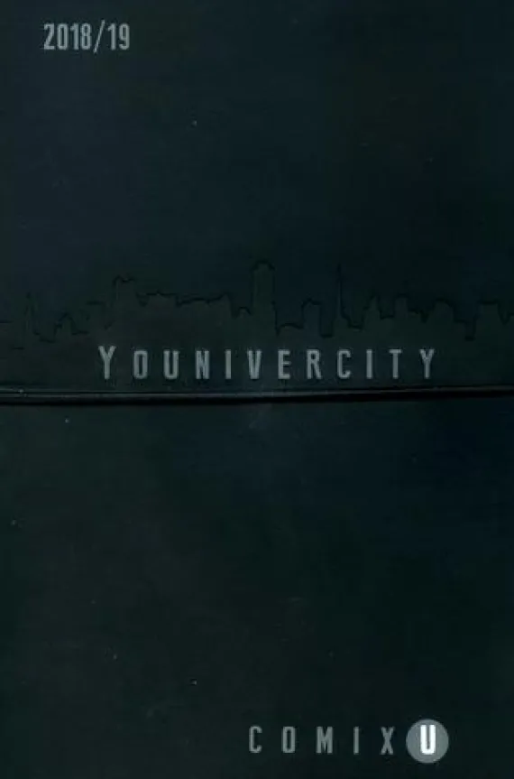Comix U Younivercity Agenda 2018/2019 settimanale 13 mesi nera