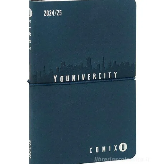 Comix U Younivercity Medium Agenda 2024-2025 settimanale 13 mesi. Blu