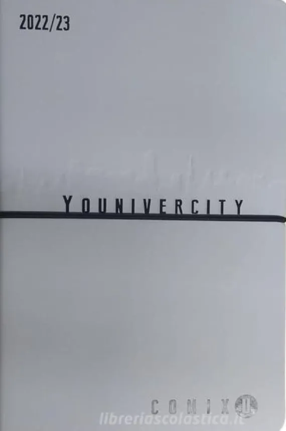 Comix U Younivercity Medium Agenda 2022/2023 settimanale 13 mesi. Bianco