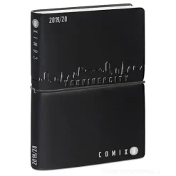 Comix U Younivercity Medium Agenda 2019/2020 settimanale 12 mesi. Nero