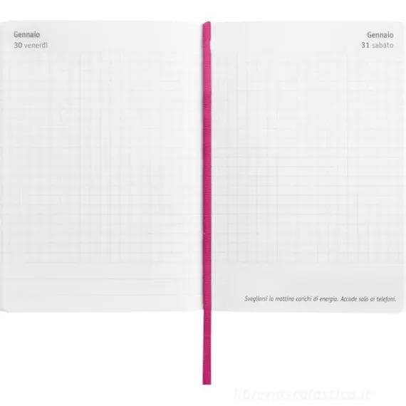 Comix U Yourself Day 2026. Agenda giornaliera 13 mesi mini. Fuxia