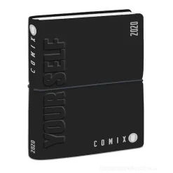 Comix U Yourself Mini Agenda 2019/2020 giornaliera 16 mesi. Nero