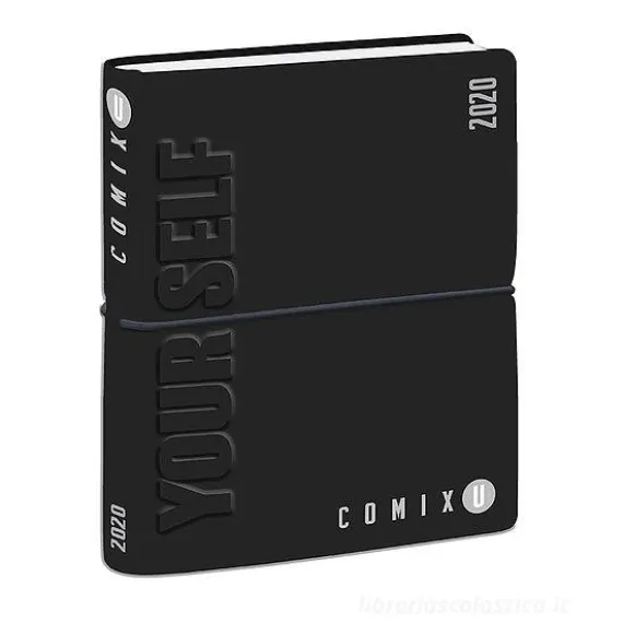 Comix U Yourself Mini Agenda 2019/2020 giornaliera 16 mesi. Nero