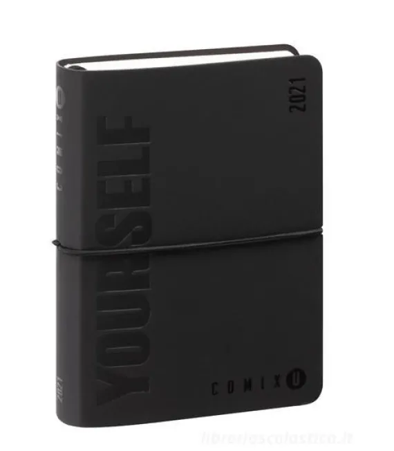 Comix U Yourself Mini Agenda 2020/2021 giornaliera 16 mesi. Nero