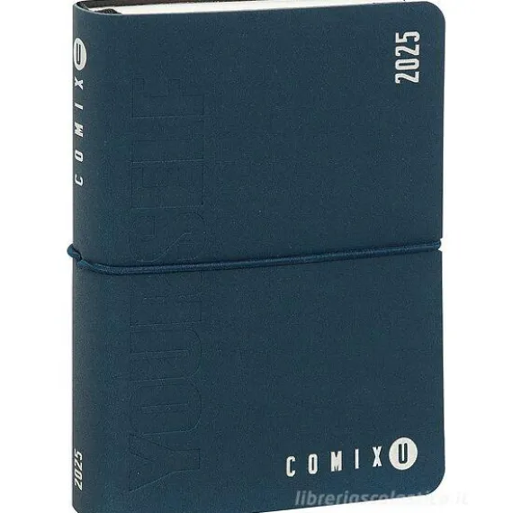 Comix U Yourself Mini Agenda 2024-2025 giornaliera 16 mesi. Blu