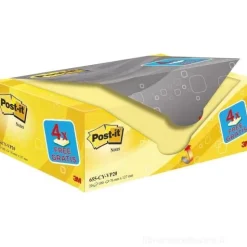 Confezione 16+4 blocchetti notes adesivi Post-it 76x127mm Giallo Canarino (81564)