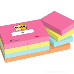 Confezione 12 blocchetti notes adesivi colorati Post-It Poptimistic mm 38x51