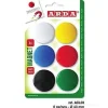 Confezione 6 bottoni magnetici per lavagne 40 mm