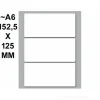 Confezione 10 buste da 10 fogli formato A6 etichette autoadesive 100x46mm carta bianca Markin