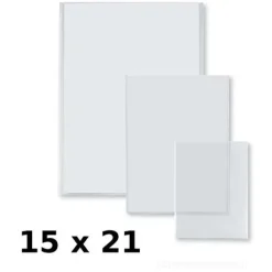 Confezione 25 buste trasparenti U Soft cm 15x21