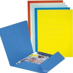 Confezione 20 cartelline colorate a 3 lembi Zaffiro A4