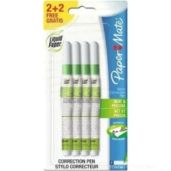 Confezione 4 correttori a penna Liquid Paper