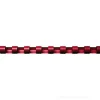 Confezione 100 dorsi plastici 6 mm rosso