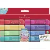 Confezione 8 evidenziatori colori pastello Textliner