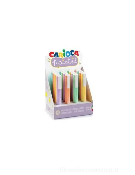 Confezione 16 evidenziatori Pastel