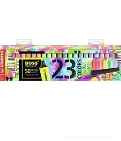Confezione 23 evidenziatori Stabilo Boss Original