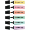 Confezione 6 evidenziatori Stabilo Boss Original Pastel