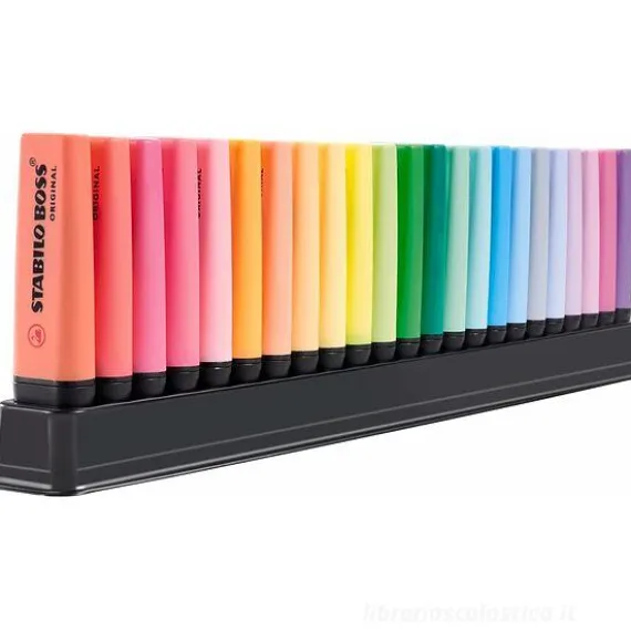 Confezione 23 evidenziatori Stabilo Boss Original Arty Deskset