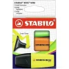 Confezione 3 evidenziatori Stabilo Boss Mini