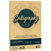 Confezione 50 fogli carta pergamena Calligraphy A4 cm 21x29,7 gr 190 colore oro