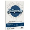 Confezione 50 fogli carta pergamena Calligraphy A4 cm 21x29,7 gr 190 colore bianco