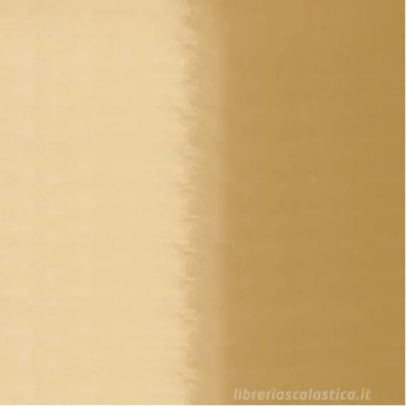 Confezione 10 fogli cartoncino oro cm 50x70 240 gr