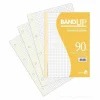 Confezione 40 fogli ricambio rinforzati A5 BandUp 90 grammi quadretti 5 mm