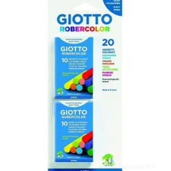Confezione 20 gessetti colorati per lavagna