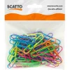 Confezione 60 graffette cm 5 colori fluo