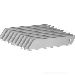 Confezione 10 lame di ricambio per cutter 110x25 mm
