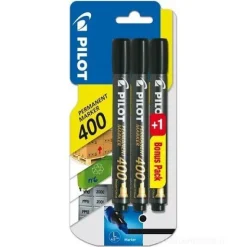 Confezione 3 marcatori indelebili Permanent Marker 400