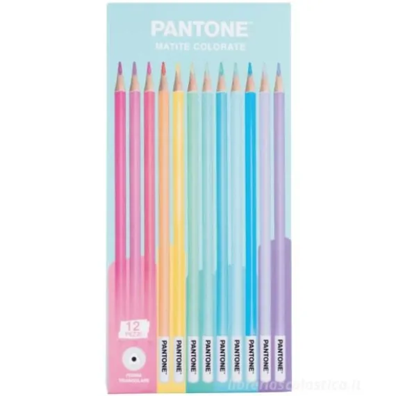 Confezione 12 matite colorate Pantone