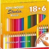 Confezione 18+6 matite colorate Studio Basic con temperino omaggio