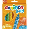 Confezione 8 pastelli a cera maxi Baby 2+