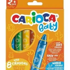 Confezione 8 pastelli a cera maxi Baby 2+
