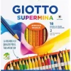 Confezione 18 pastelli Giotto supermina e 2 matite in grafite