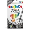 Confezione 10 pennarelli con punta a pennello per disegni calligrafici Super Brush