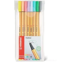 Confezione 8 pennarelli fineliner Point 88 Pastel