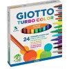 Confezione 24 pennarelli Giotto Turbo Color