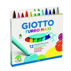 Confezione 12 pennarelli lavabili Turbo Maxi
