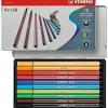 Confezione 10 pennarelli Pen 68 con scatola in metallo
